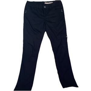 DKNY JEANS Cargo Pants Women’s Size 2 Black Mid-rise Casual Relaxed Fit